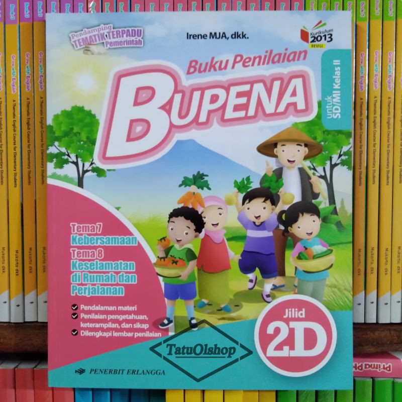 Jual Buku Bupena SD Kelas 2 Jilid 2a 2b 2c 2d Kurikulum 2013 Revisi ...