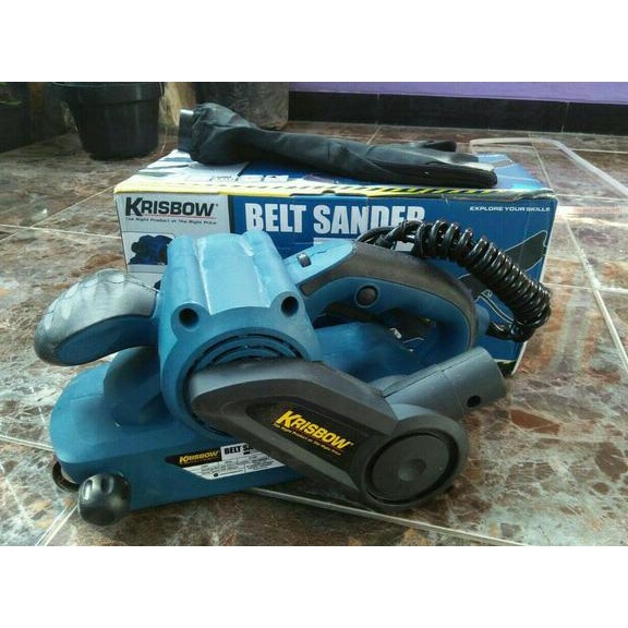 Jual belt sander krisbow / mesin amplas sabuk | Shopee Indonesia