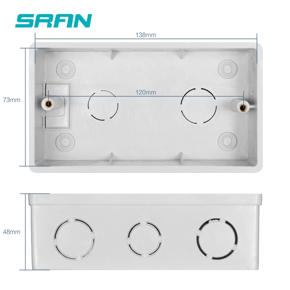 Jual SRAN French dual frame power socket plug grounded electrical ...