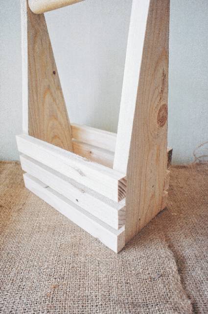 Jual Single Row Wooden Crate Krat Botol Kayu Dekorasi Foto Cafe Storage ...
