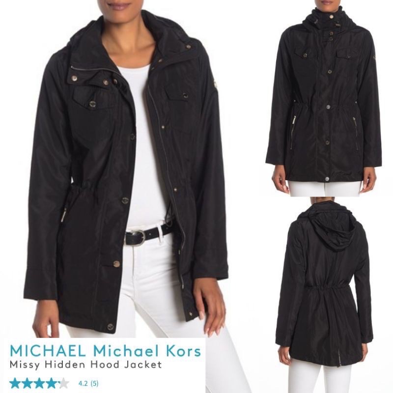 Michael kors missy on sale flap pocket anorak