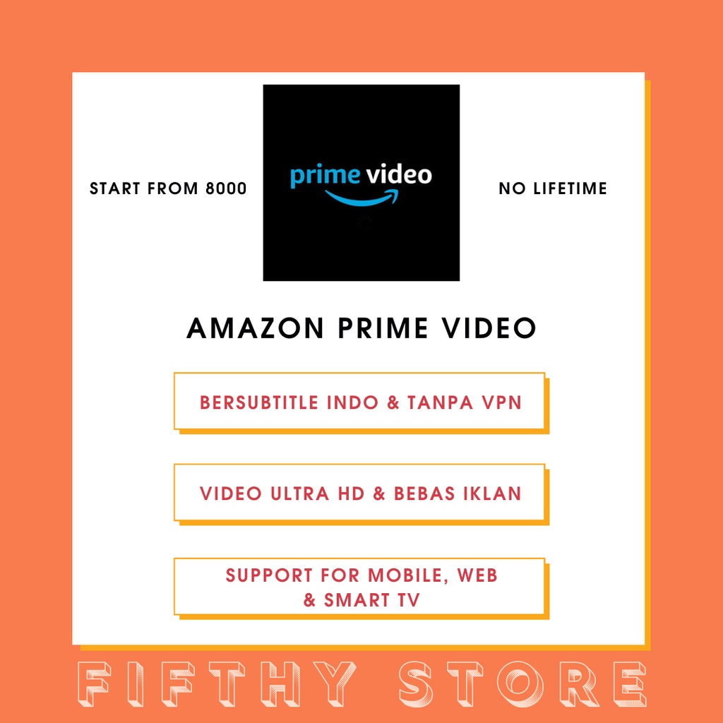 Jual AMAZON PRIME VIDEO 1 BULAN (TRUSTED) | Shopee Indonesia