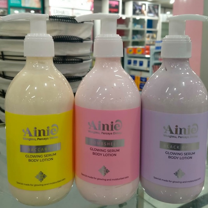 Jual Ainie Glowing Body Lotion 300ml Shopee Indonesia