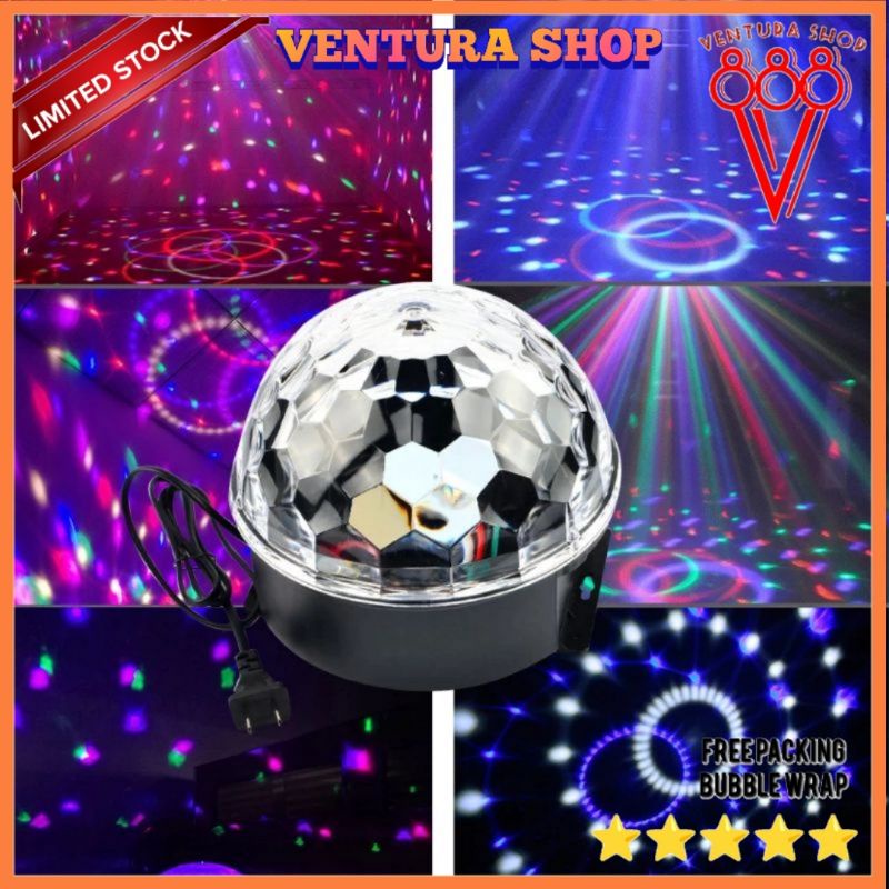 Jual Lampu Disco Lampu Proyektor Led Crystal Magic Disco Ball W