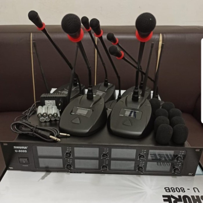 Jual Mic Wireless Podium Shure U Mikrofon Meja Conference Mic U