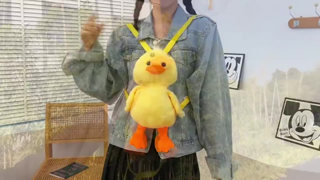 Jual Tas Ransel Wanita Boneka BEBEK Lucu Kuning / Tas Model Bebek ...