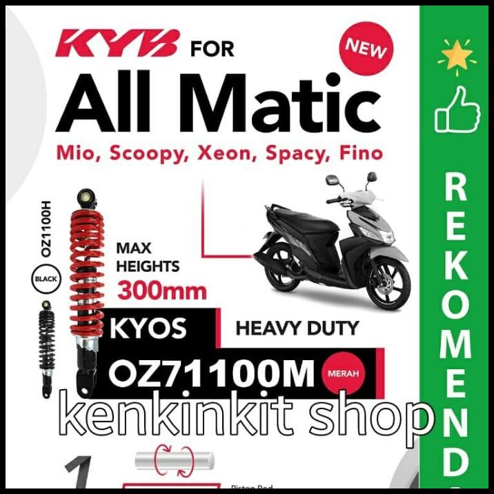 Jual SHOCKBREAKER KYB HEAVY DUTY /300MM (VARIO /BEAT /MIO ALL TYPE