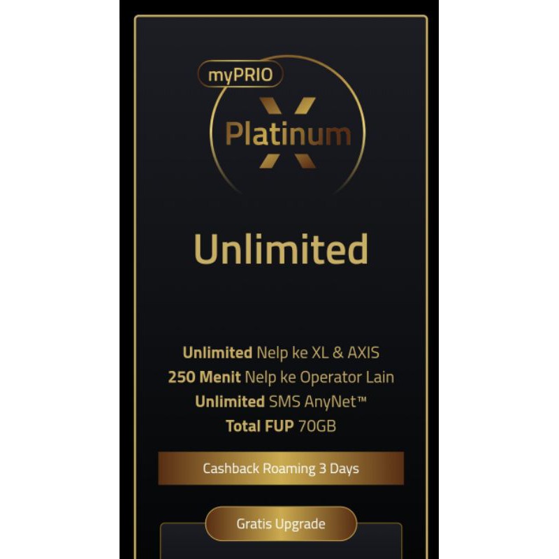 Jual XL Prioritas Pascabayar Internet Unlimited (Free Nomer Cantik ...