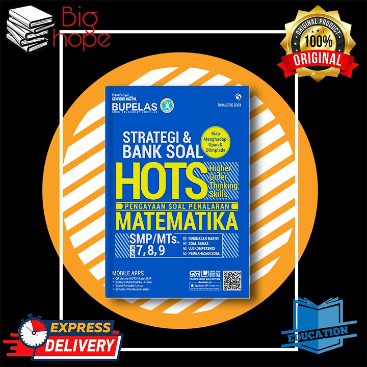 Jual Buku Pelajaran Smp Strategi Bank Soal Hots Matematika Smp 7 8