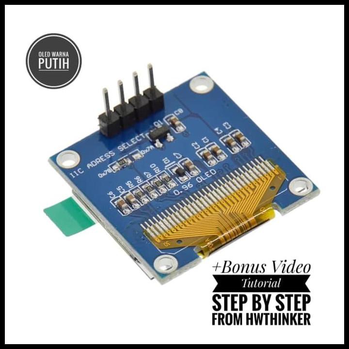 Jual Barang Termurah Modul Display Oled 128X64 Lcd I2C 0.96" Inch White