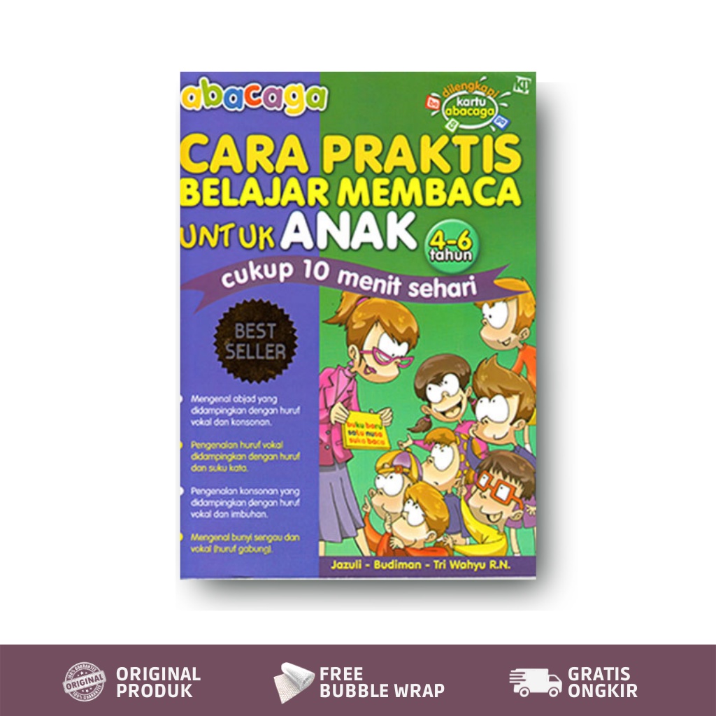 Jual AG - ABACAGA: CARA PRAKTIS BELAJAR MEMBACA UNTUK ANAK 4-6 TAHUN ...