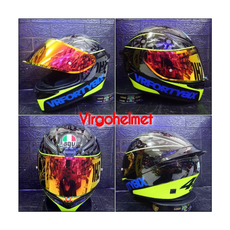 Jual HELM AGV K1 SNI TOP ASIA FIT SPEED 46 VISOR SMOKE ORIGINAL SNI DOT