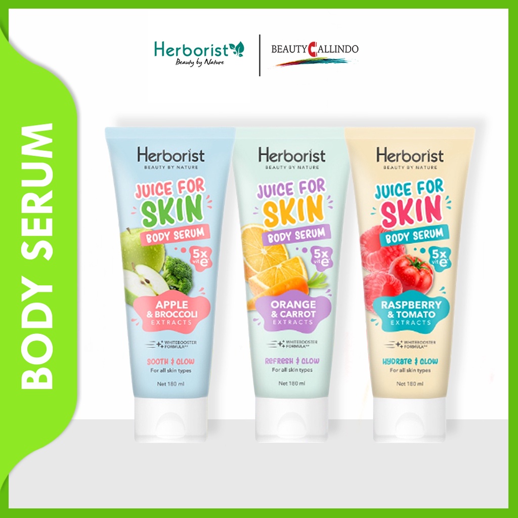 Jual Herborist Juice For Skin Body Serum Body Gel Scrub Face Scrub