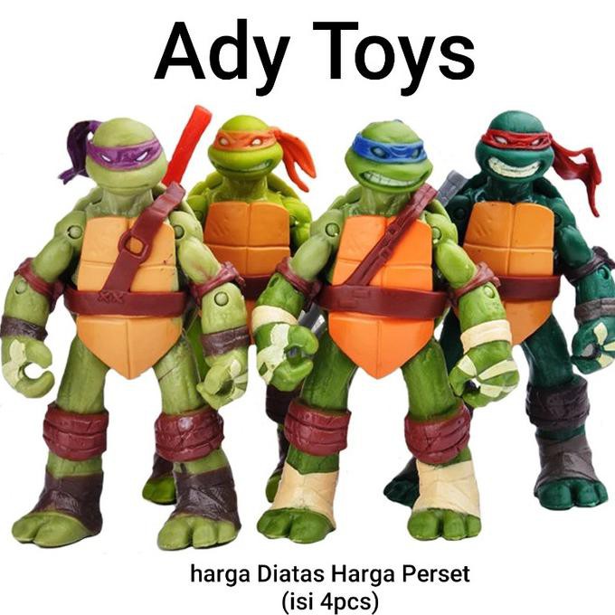 Jual 4PCS/SET TEENAGE MUTANT NINJA TURTLE FIGURE | Shopee Indonesia