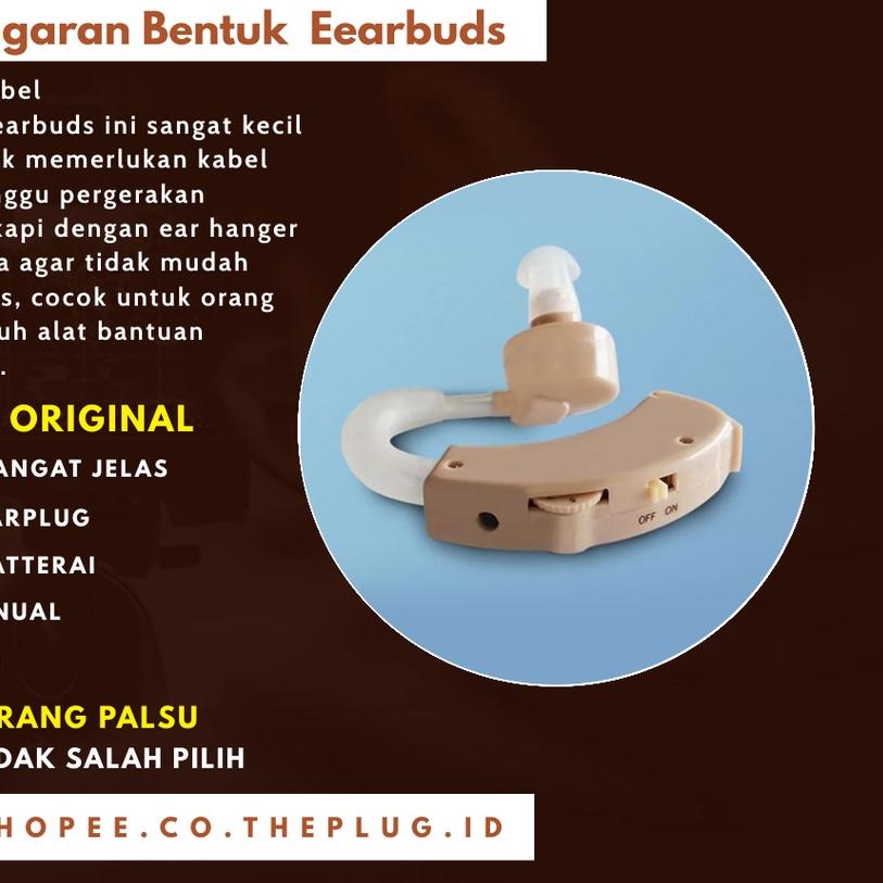 Jual Alat Bantu Dengar Pendengaran Telinga Tuli Orang Tua Hearing Aid ...