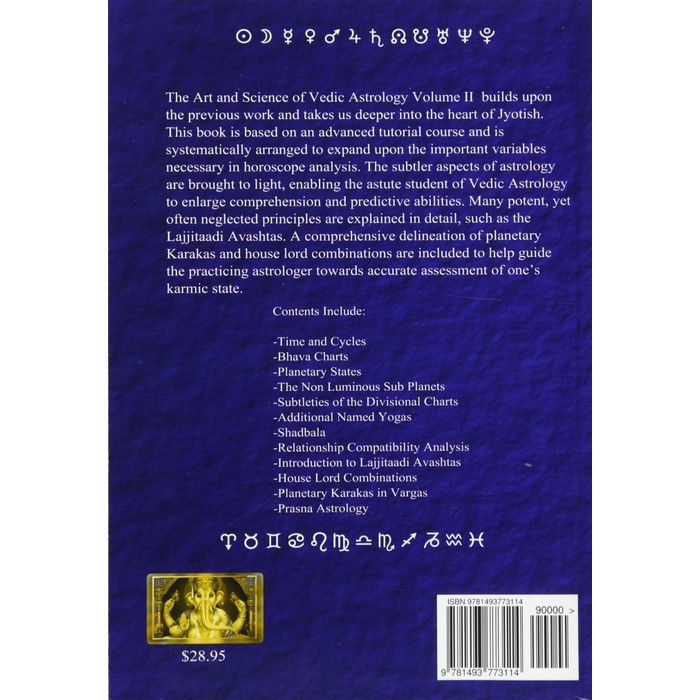 Jual Buku The Art and Science of Vedic Astrology Volume 2 | Shopee ...