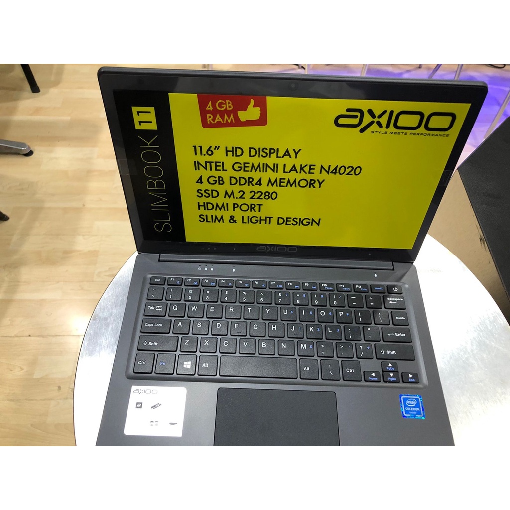 Jual Axioo Slimbook G Intel Celeron N Gb Gb Ssd Inch Hd Dos Shopee Indonesia