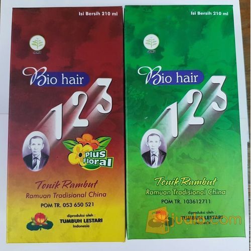 Jual Bio Hair 123 Biohair 123 Tonik Perawatan Rambut Ramuan Tradisional ...