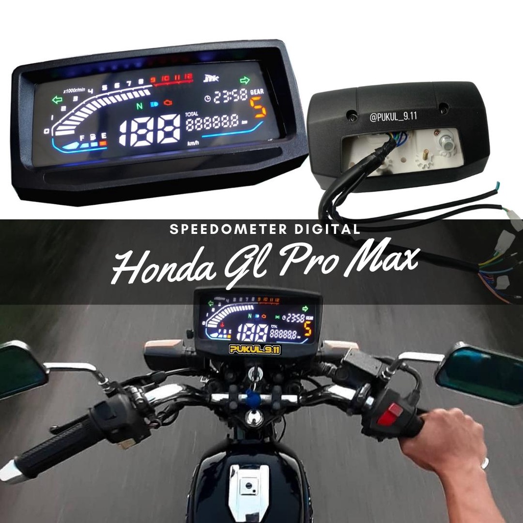 Jual Speedometer Spidometer Digital Variasi Model Original GL PRO GL ...
