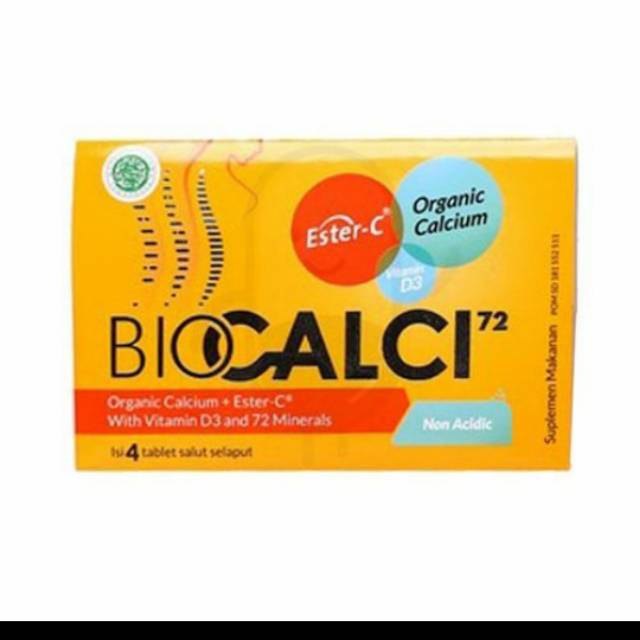 Jual Biocalci 72 strip isi 4tablet | Shopee Indonesia