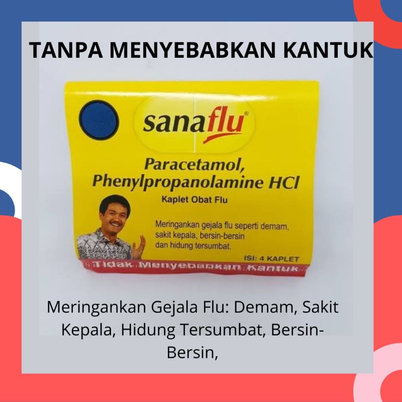 Jual SANAFLU OBAT FLU TANPA KANTUK PERSTRIP | Shopee Indonesia