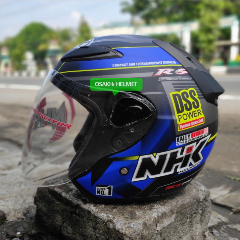 Jual NHK R6 Rally Blue Black Doff Biru Motif DSS Power- Professional ...