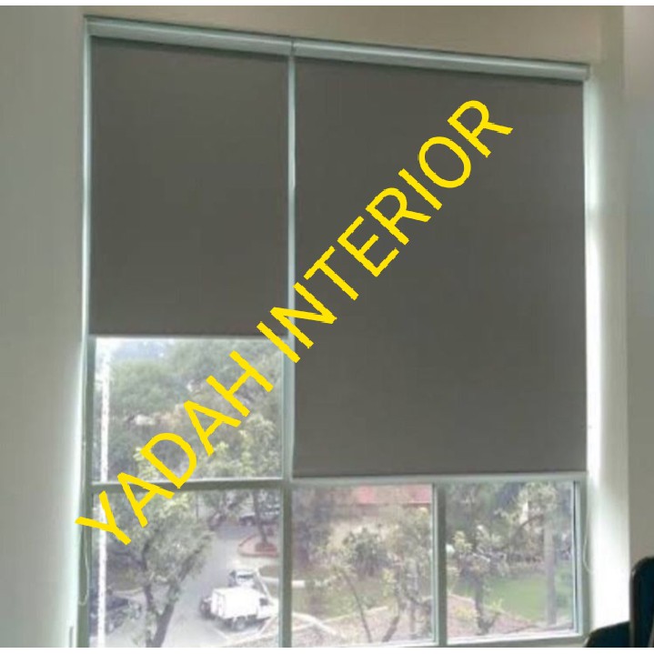 Jual Roller Blinds Chain System Blackout 100 Shopee Indonesia