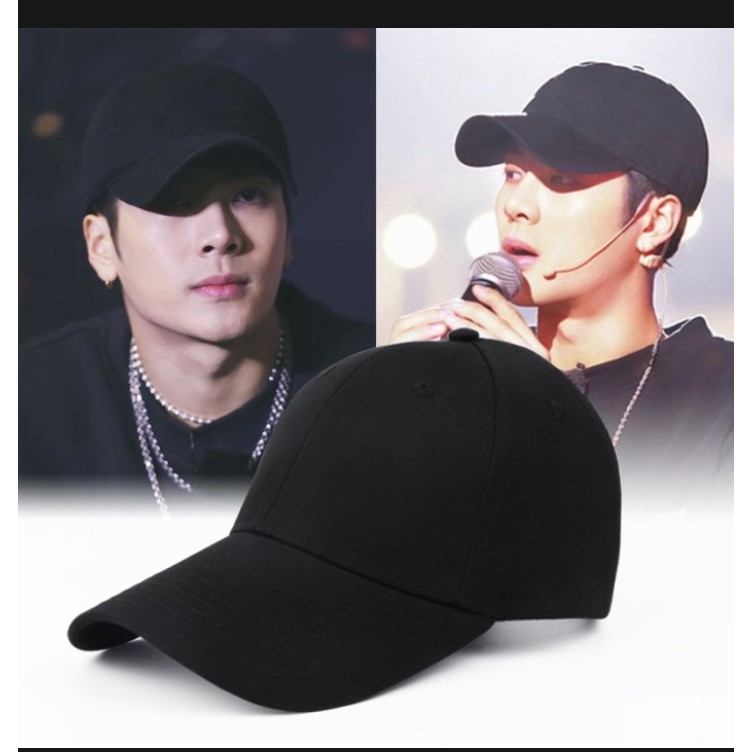 Jual Topi polos hitam baseball best seller polos hitam bahan raffel ...