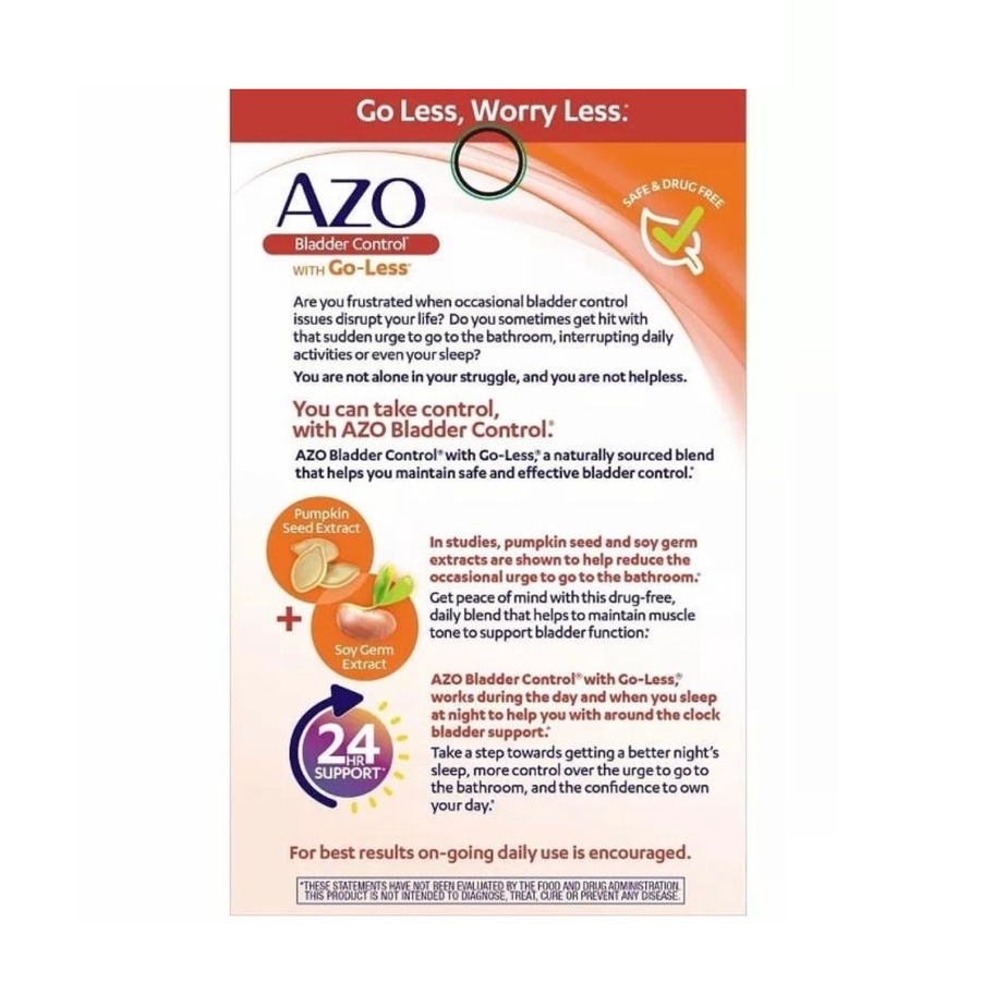 Jual Azo Bladder Control with Go-Less 54 Cap Kontrol Kantung Kemih ORI ...