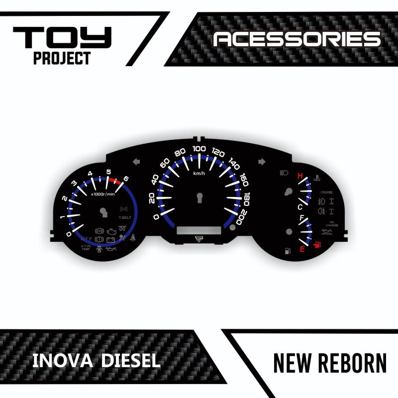 Jual Custom Panel spido spidometer speedometer innova lama udah free ...