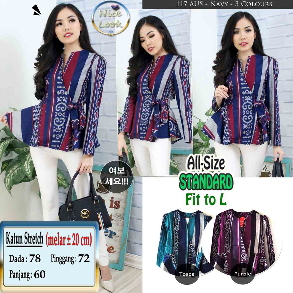 Contoh 2024 cardigan modern