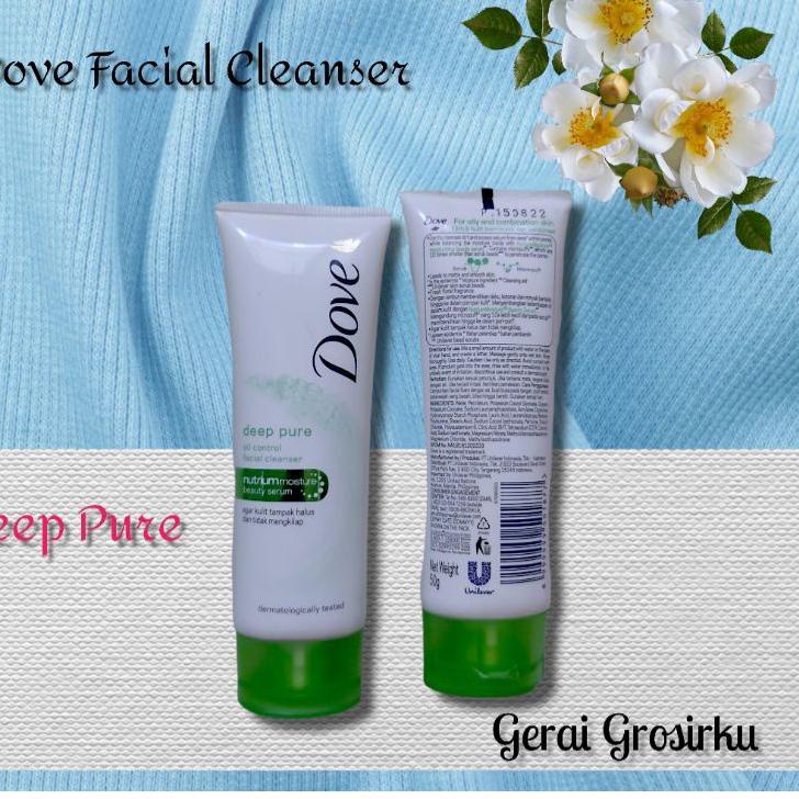 Jual [SKU PRODUK Q7S7M] DOVE FACIAL CLEANSER INNER GLOW & DEEP PURE