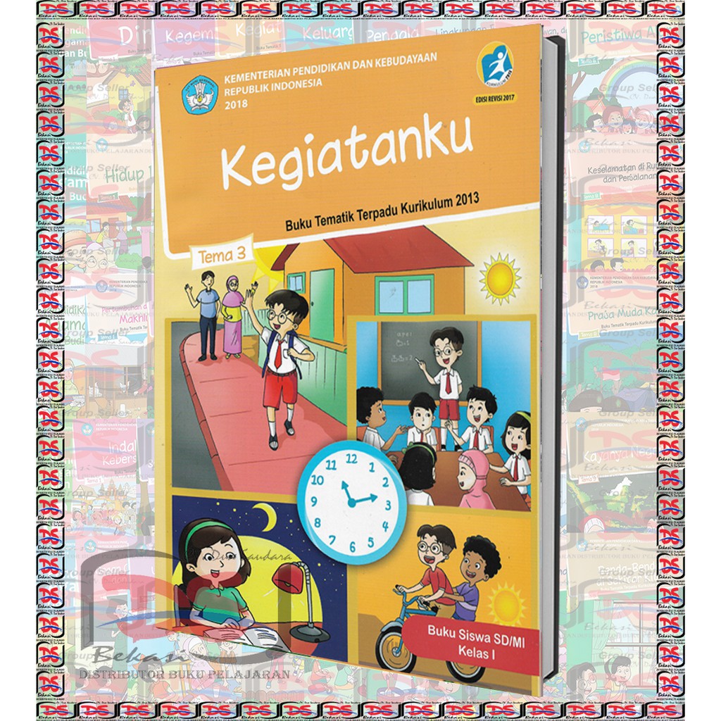 Jual Buku Tematik Terpadu Kelas 1 SD Tema 3 Kurikulum 2013 Revisi 2018 ...