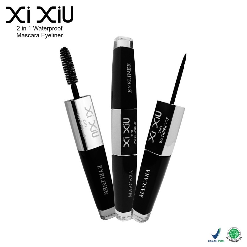 Jual Xi XiU 2 in 1 Mascara & Eyeliner Shopee Indonesia