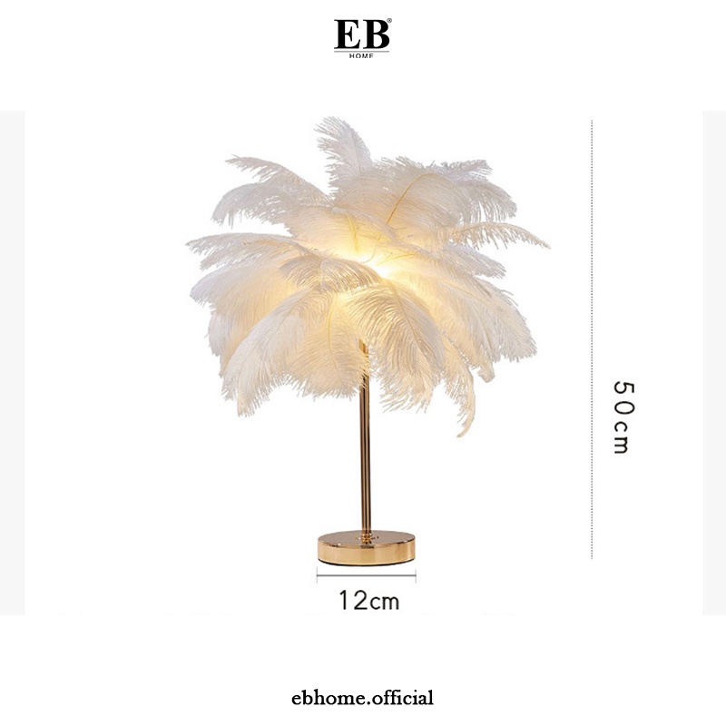Jual Lampu Meja Dan Nakas / Hiasan Ruangan / Feather Tree Lamp EB Home ...