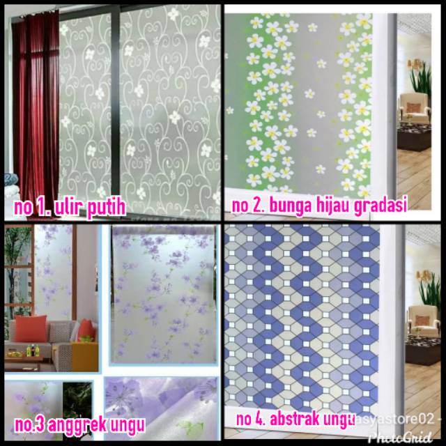 Jual STICKER KACA 90cm x 100cm | Shopee Indonesia