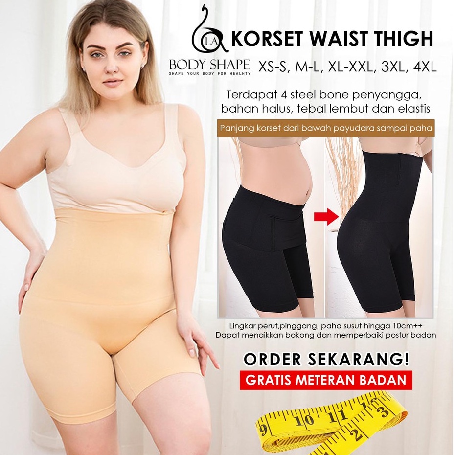 Korset Celana Pelangsing perut pinggul paha wanita corset pants waist thigh