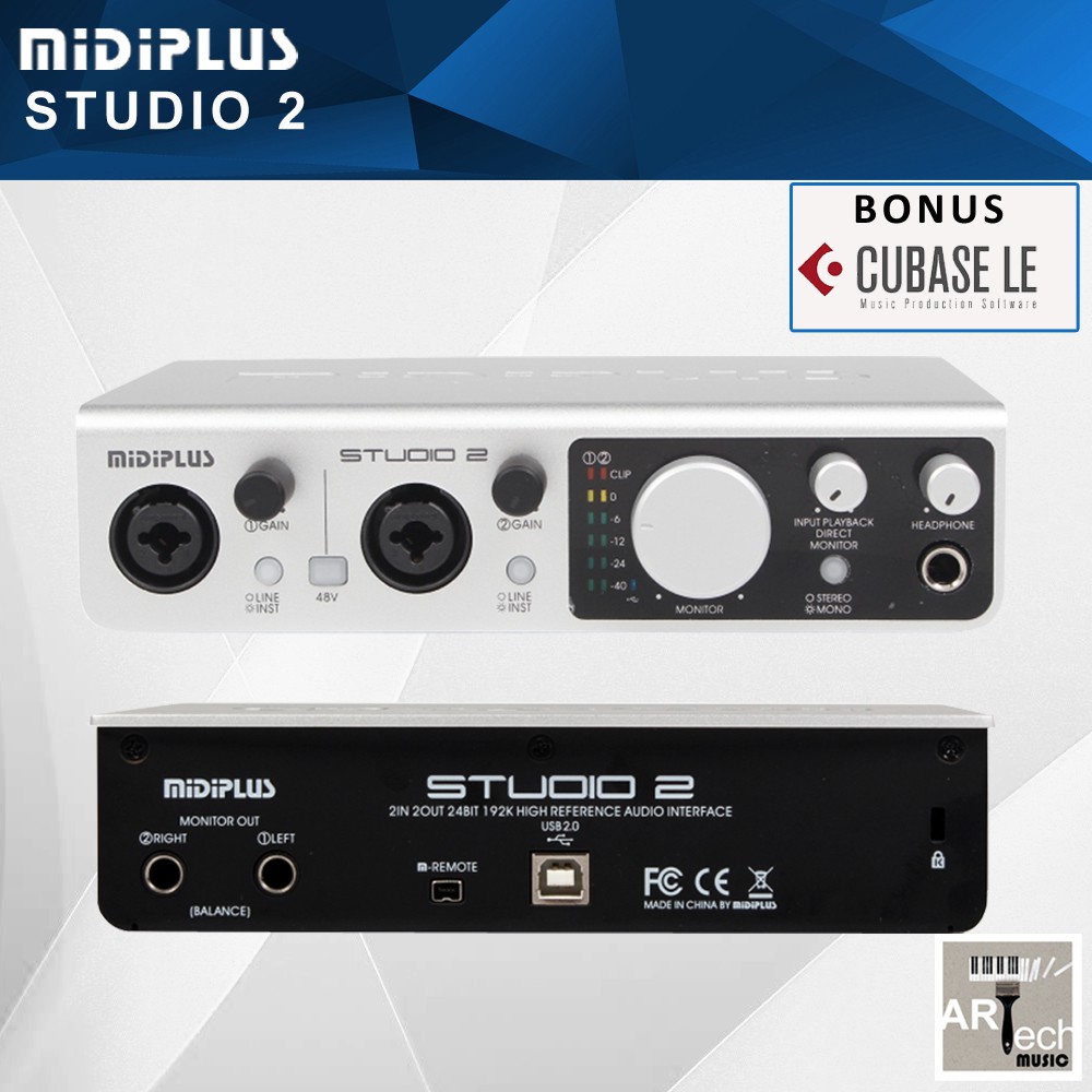 Jual Midiplus Studio 2 Soundcard Recording - USB Audio Interface ...