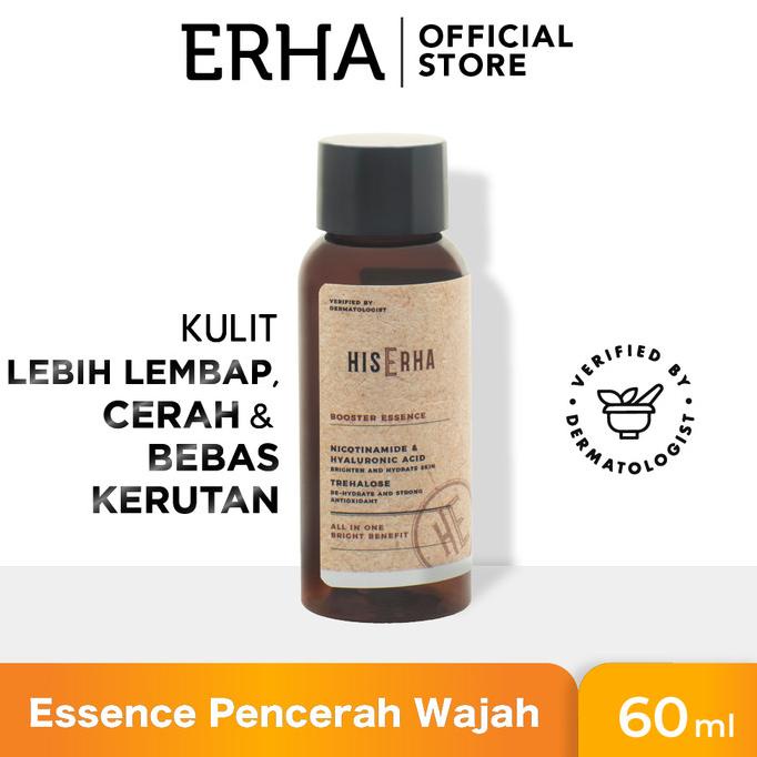 Jual His Erha Booster Essence 60ml Pencerah Kulit Wajah Pria Shopee