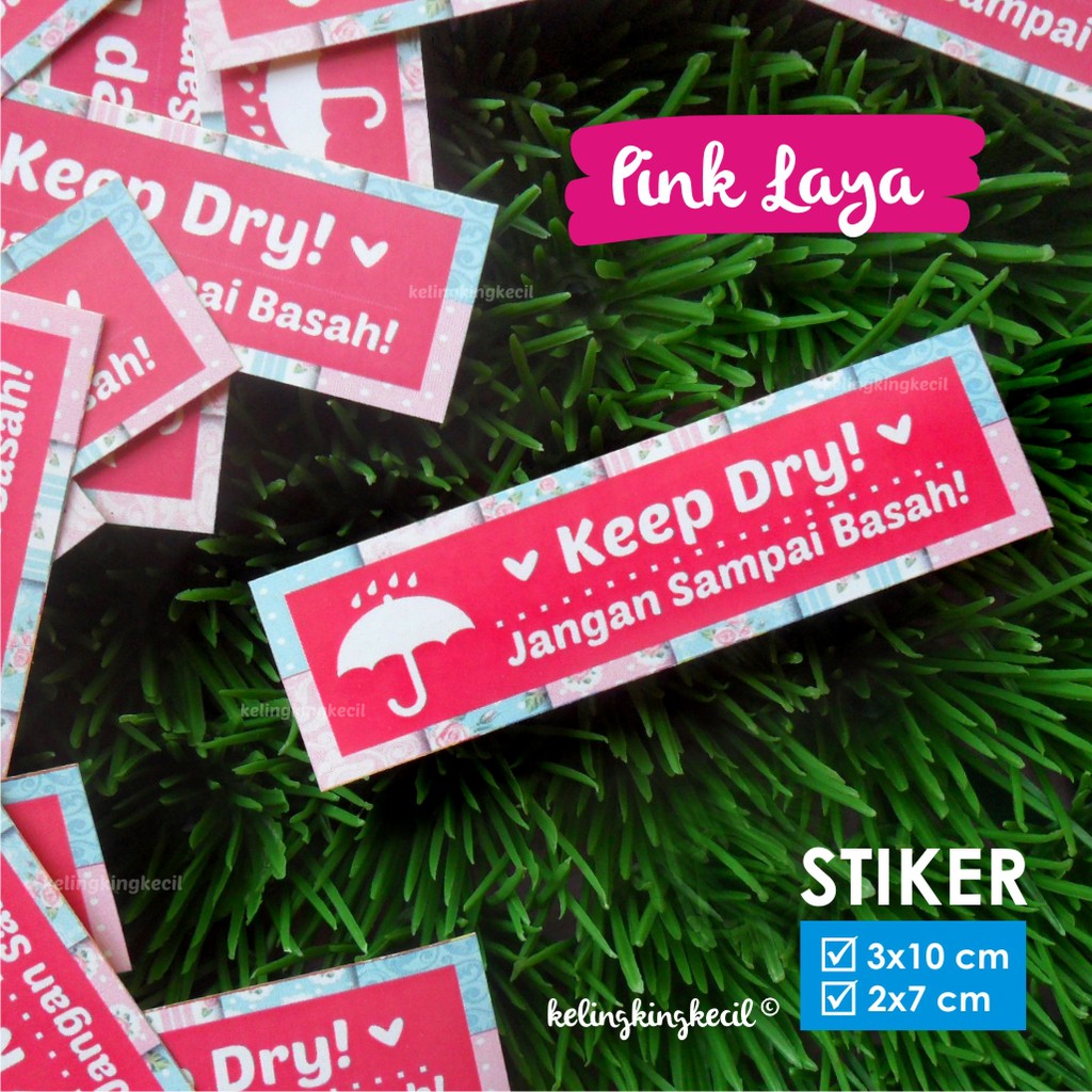 Jual STIKER KEEP DRY | Shopee Indonesia