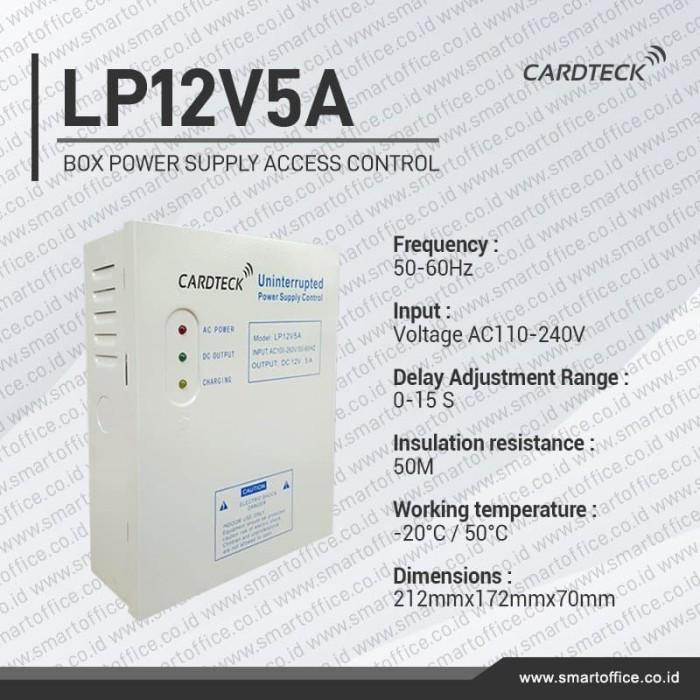 Jual Access Control / Box Power Supply Access Control 12V5A With Led ...