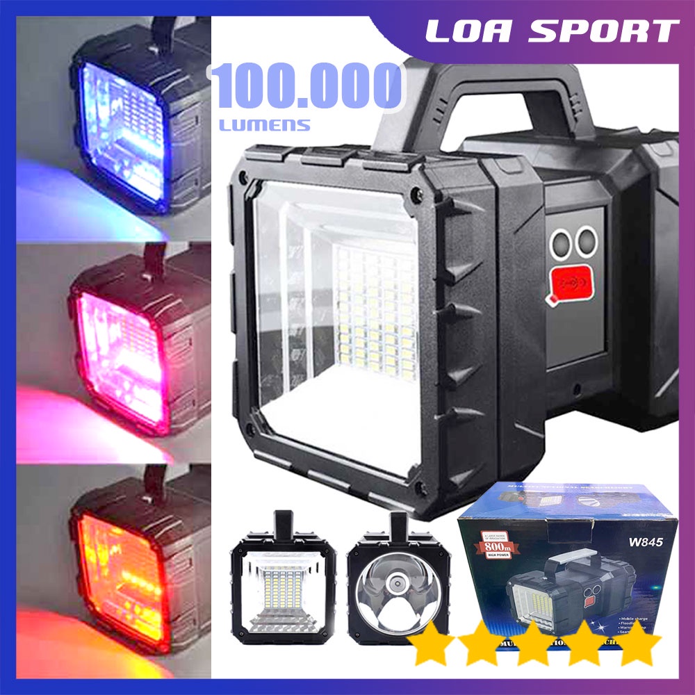 Jual Senter Ronda LED Dua Muka 100.000 Lumen 800M Super Terang ...