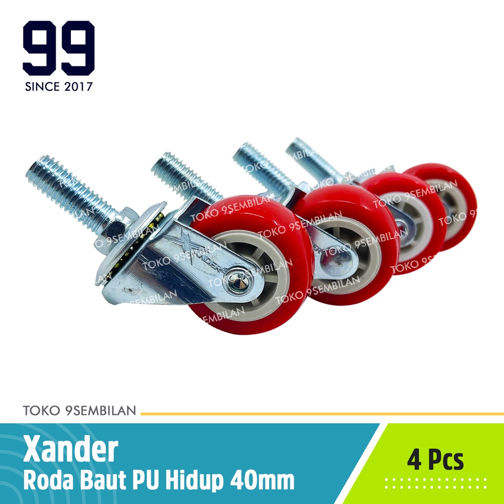 Jual Xander Roda Baut Pu Hidup Mm Inch M Pcs Kursi Etalase