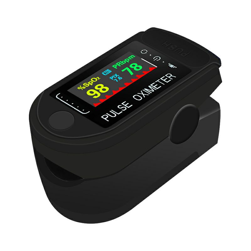 Jual Pulse Oximeter Fingertip Oxymeter Alat Pengukur Saturasi Oksigen Darah Shopee Indonesia