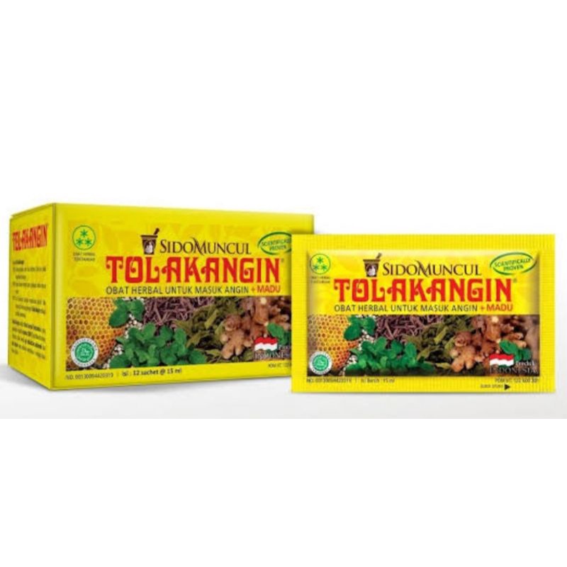 Jual Tolak Angin Cair Herbal 1 Dos Sidomuncul Doz Isi 12 Sachet Obat