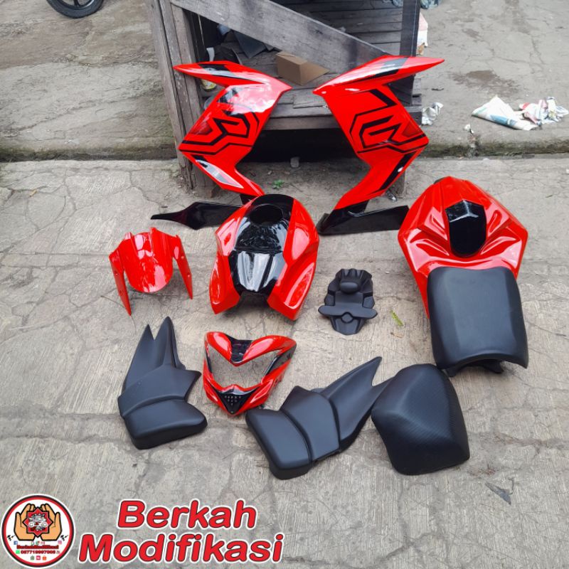 Jual Paket Body Modifikasi Fighter PNP Yamaha Byson Karbu | Shopee ...