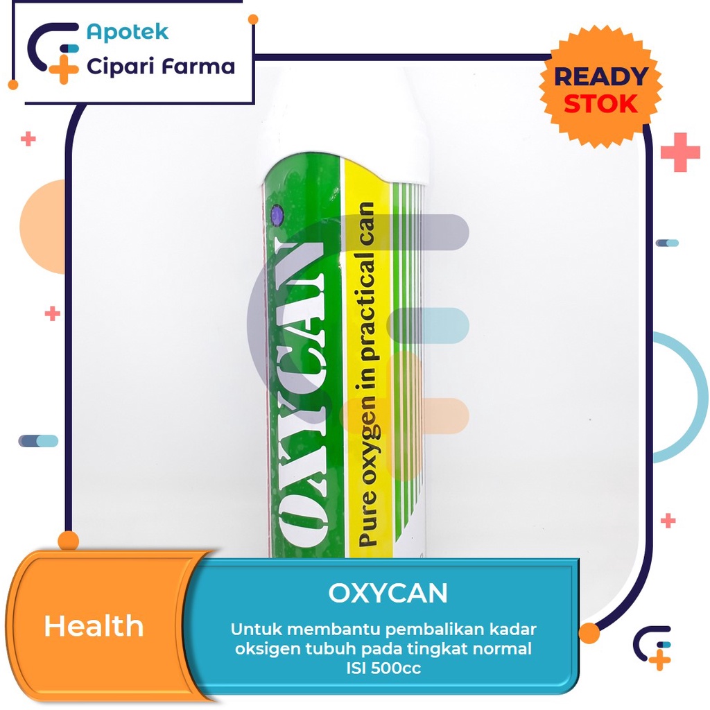 Jual Oxycan Green Kaleng | Oksigen Portable | Alat Bantu Pernapasan ...