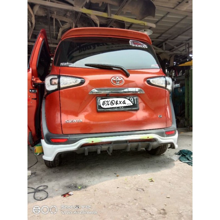 Jual Dijual Bodykit Toyota Sienta Zeus Body Kit Bodikit Shopee