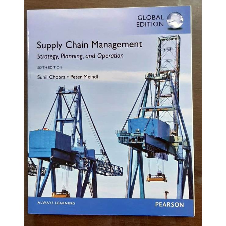 Jual Supply Chain Management 6ed by Sunil Chopra (2016) - ORIGINAL BOOK ...