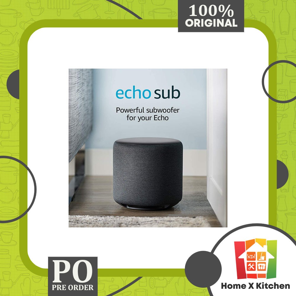 Echo Sub – Powerful subwoofer for your Echo – requires compatible